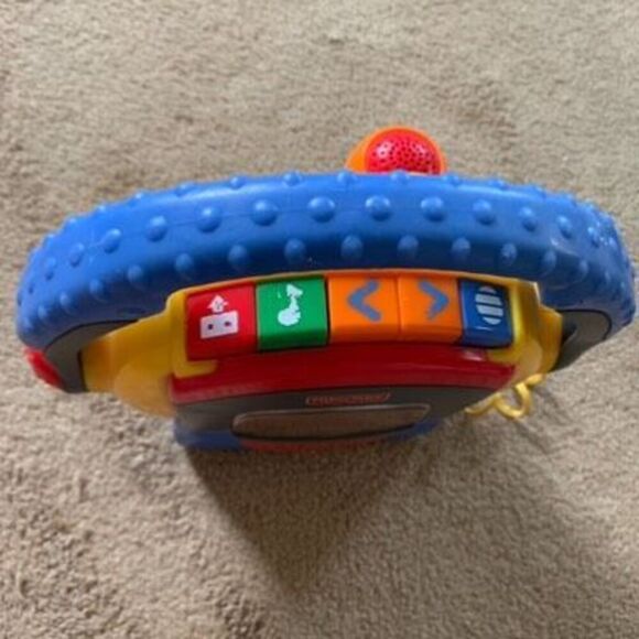 Fisher Price Tuff Stuff Cassette Player With Microphone For Parts Only Does Not - Picture 3 of 8
